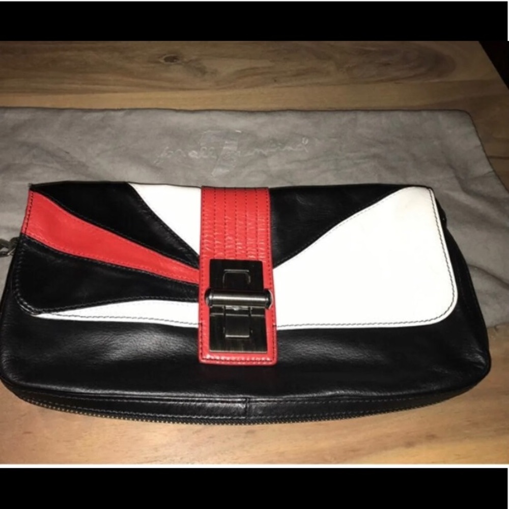 Large Leather Clutch